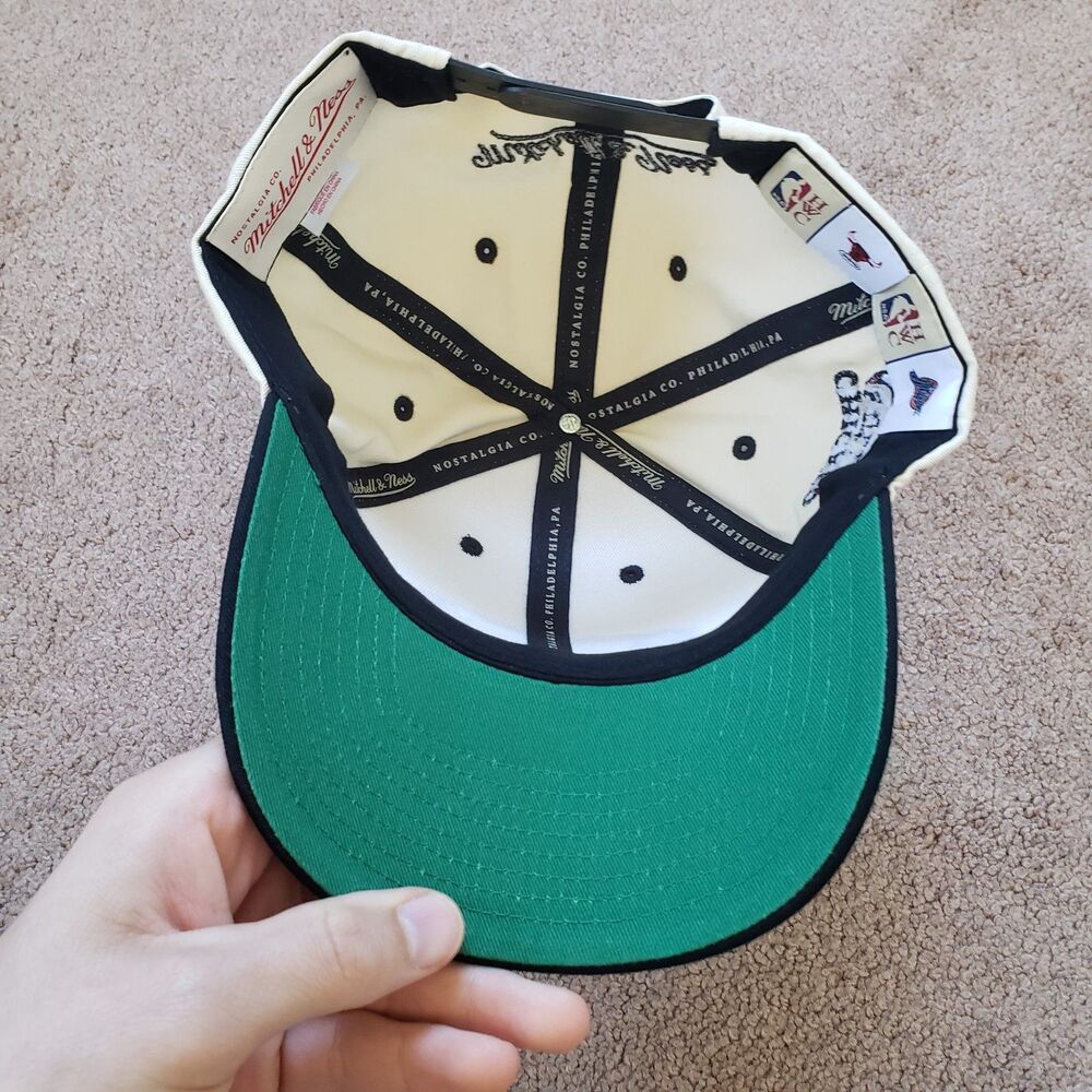 1998 NBA Finals Chicago Bulls Utah Jazz Mitchell & Ness Snapback Hat Cap HWC - Picture 5 of 7